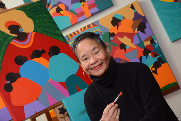 Artist Synthia Saint James has work at City Gallery at Waterfront Park